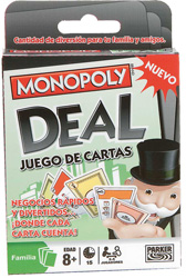JUEGO CARTAS MONOPOLY